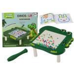 LEAN Toys Dinosaur Educational Magnetic Board Table Pad Puzzle Green