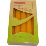 PROVENCE Table Candle Yellow &Oslash;2x17cm 10pcs