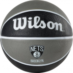 Wilson Wilson NBA Team Brooklyn Nets Ball Black and Gray r. 7 (WTB1300XBBRO0