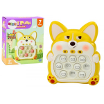 LEAN Toys Arcade Game Console Pop-It Fox 7 Game Modes Yellow