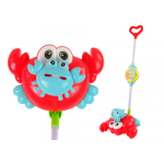 LEAN Toys Luminous Pusher Stick Crab Red Music