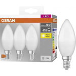 Osram BULB LED B40 4.9W E14 827 470LM FR 3PCS