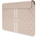 Guess PU 4G Printed Stripes Computer Sleeve 13/ 14" Pink