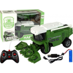 LEAN Toys Remote Controlled Agricultural Harvester R/ C Lights Green