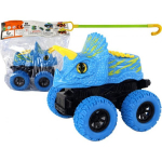 LEAN Toys Triceratops Friction Drive Vehicle Blue