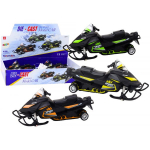 LEAN Toys Snowmobile with spring suspension and drive, Scale 1:32, Lights, Sound