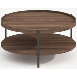 Evelekt Cindy D80xH40cm Melamine Walnut