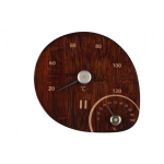 Rento RENTO SAUNA THERMOM/ HYGROMETER DARK BAMB