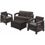 Keter Corfu Box Set Grey