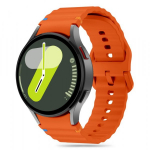 Tech-Protect Galaxy Watch 4/ 5/ 5 Pro/ 6/ 7/ FE Silicone Sport Band Orange