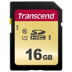 Transcend 500S/ 16GB SDHC Class 10
