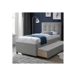 Evelekt Bed OSWALDO 90x200cm, platinum grey