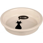 TRIXIE Trixie Ceramic bowl, cat, 0.25 l/ o 13 cm, white