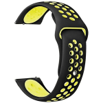 Beline Sport Silicone Strap 20mm Black/ Yellow