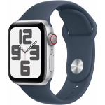 Apple Watch SE 2 Cellular 44mm Silver Aluminium/ Storm Blue Band M/ L