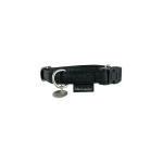 ZOLUX Zolux Mac Leather 25 mm adjustable collar - black