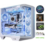 MDATA GAMING ArcticX Ryzen 5 9600X 32GB 1TB SSD 1TB HDD RTX 4060Ti Win11 White