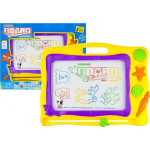 LEAN Toys Blackboard with Stamps and Colorful Background