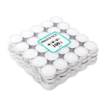 PROVENCE Tealights White 100pcs &Oslash;4x1.5cm