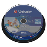 Verbatim BD-R 25GB 6x Printable Cake Box 10