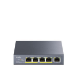 CUDY GS1005P network switch 10/ 100/ 1000 PoE gray
