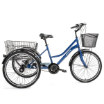 BISAN City bike 24 PORTER blue/ white