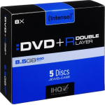 Intenso DVD+R DL 8.5 GB 8x 5 pcs (4311245)