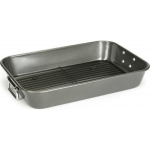 Patisse Patisse pan with grate 41.6 x 6.4 x 30.5 anthracite steel