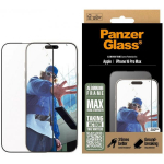 PanzerGlass "Screen Protector Aluminum Frame iPhone 16 Pro Max" Ultra-Wide Fit