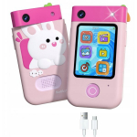 Xrec Digital Camera 48mp BLS-I9 Pink Rabbit