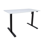 Evelekt Desk ERGO OPTIMAL with 1 motor 120x60cm, white/ black