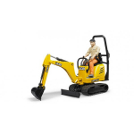 Bruder JCB Micro Excavator 8010 CTS and Man (62002)