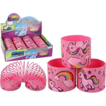 LEAN Toys Iconic Light Pink Unicorn Relaxation Spring 6CM