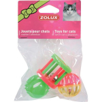 ZOLUX Zolux Cat Toy - set of 3 miscellaneous toys 4 cm