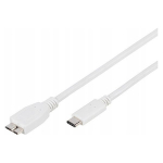 Vivanco 45275 USB-C to microUSB-B 3.0 1 m White