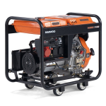 Daewoo DDAE 6000XE-3 5.0/ 4.5 kW - 380V, 2,3/ 2,1 kW - 230V