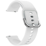 Riff 20mm White Silicone Strap