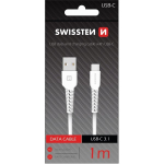 Swissten "Basic Quick Charge 3.1 USB-C 1M" White
