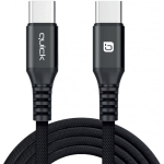 Quick QB-131 Braided 60W USB-С / USB-С 1.5m Black