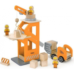 Viga Viga wooden crane with dump truck