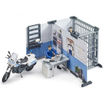 Bruder Police station with Police moto. - 62732