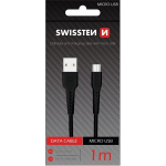 Swissten "Basic Fast Charge 3A Micro USB 1M" Black