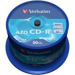 Verbatim CD-R 700MB x52 Azo Crystal Cake Box 50