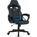 SENSE7 Knight Faux Leather Black/ Blue