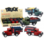 LEAN Toys Aluminum delivery car with opening doors, lights and sounds