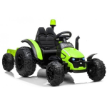 Lean Cars Electric Car Tractor HZB-200 with Trailer Green