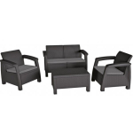 Keter Garden furniture Bahamas Set Grey