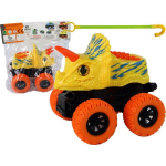 LEAN Toys Triceratops Friction Drive Vehicle Yellow