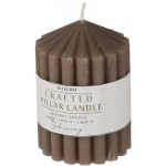 Home Styling Collection Candle brown 10x7x7cm