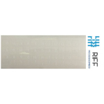 Riff Riff Qwerty наклейкит на клавиатуру RU БЕЛЫЕ на прозрачном фоне